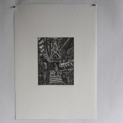 Gravure Eau forte originale Renzo Bussotti