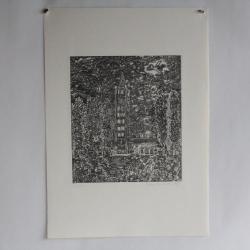 Gravure Eau forte originale Renzo Bussotti