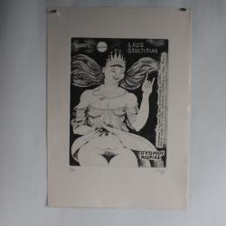 Gravure Eau forte originale Gabriele Mucchi