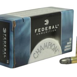 Munitions FEDERAL CHAMPION 40 gr Cal. 22lr - Les 500