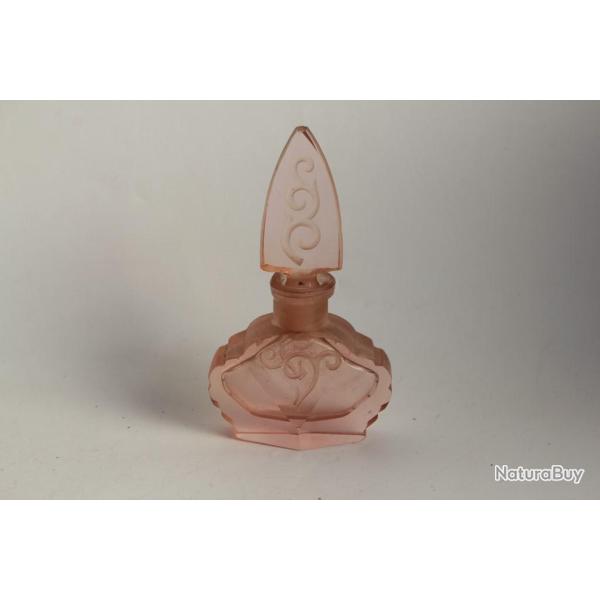 Flacon � parfum verre Boh�me Art D�co