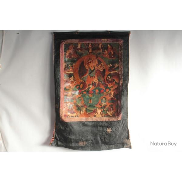 Peinture � l'huile sur toile thangka tib�tain Bouddhisme