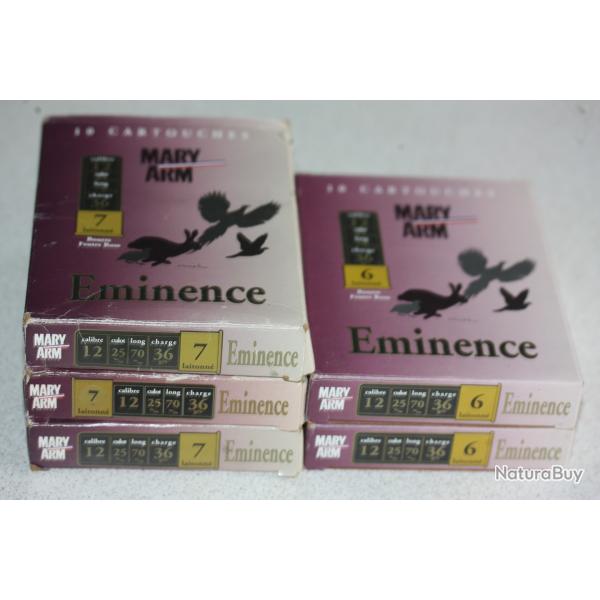 cause arr�t chasse lot 50 cartouche EMINENCE mary ARM plomb laitonn� 30 en 7 et 20 EN 6 FEUTRE ROSE