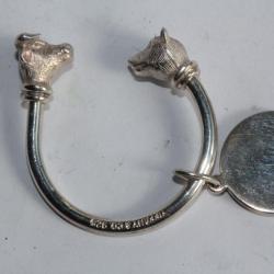 TIFFANY & Co Porte clefs argent Ours / Taureau