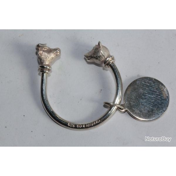 TIFFANY & Co Porte clefs argent Ours / Taureau