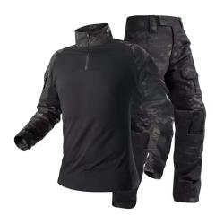 Uniforme tactique, combinaison de Camouflage (Black Camo) (4)