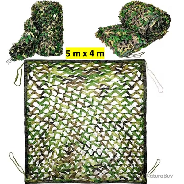 Filet de camouflage de chasse, -Filet de camouflage militaire renforc� -Filet d'ombrage
