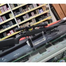 TOP AFFAIRE PACK CARABINE 22 LR HATSAN ESCORT AVEC LUNETTE + BIPIED+ SILENCIEUX + HOUSSE  NEUVE