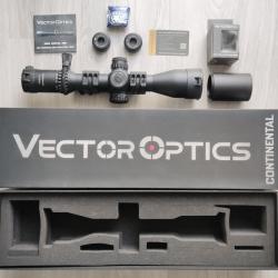 VECTOR OPTICS CONTINENTAL HD 3-18x50 (PPF, 34 mm, 44 mrads, Z&eacute;ro Stop) avec 1 montage de 20 moa