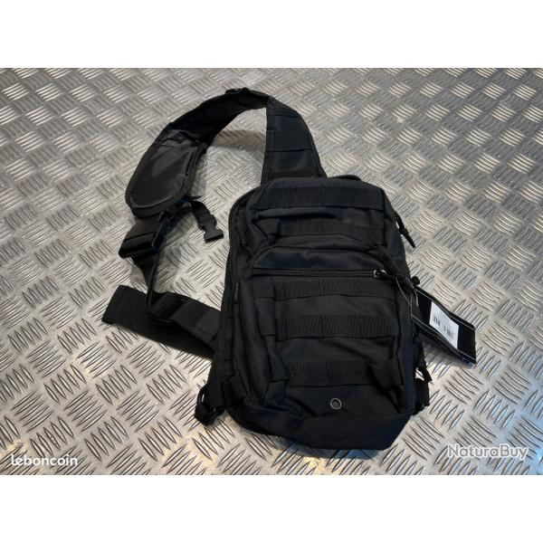 Sac a dos mil-tec assault one strap 20l noir 14059102 neuf