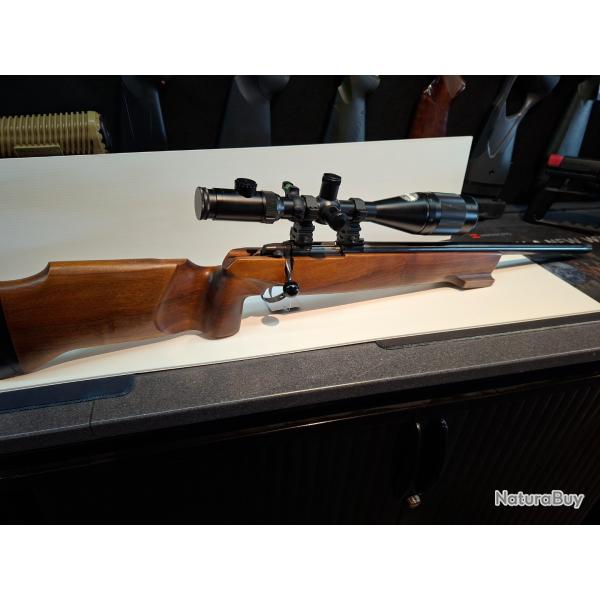 CARABINE SAKO A1 CAL 222REM LUNETTE NIGHTFORCE 12-42x56