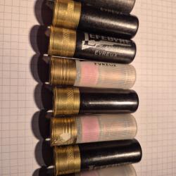 8 Cartouches a balles calibre 16 . 65