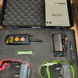 1 x 2 COLLIERS DE DRESSAGE DOGTRA 1210NCP - PORTEE 1200M