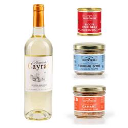 Offre sp&eacute;ciale La s&eacute;lection festive - 1 vin moelleux et 3 d&eacute;lices sal&eacute;s - L'offre compl&egrave;te