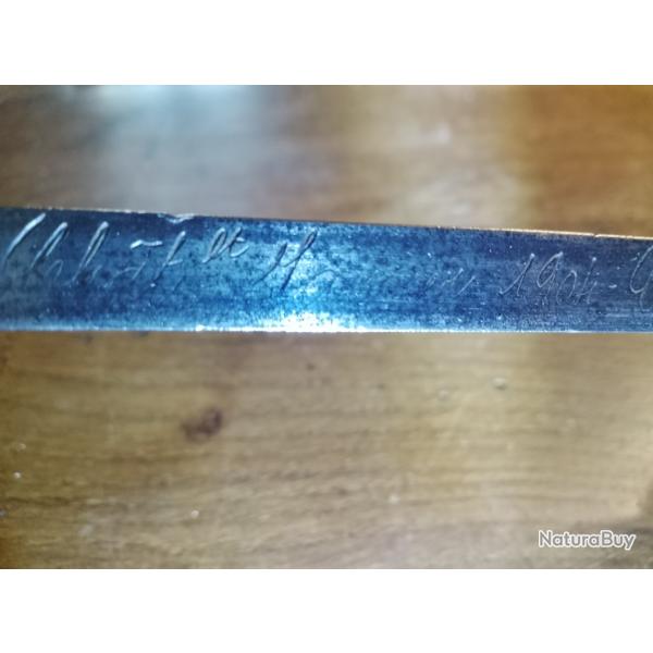 sabre de cavalerie francaise