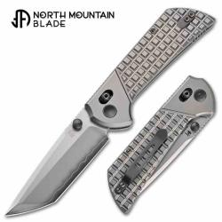 Couteau North Mountain Blade Chop Lame Tanto Acier SLD Manche Titane Crossbar Lock NMB2532TI