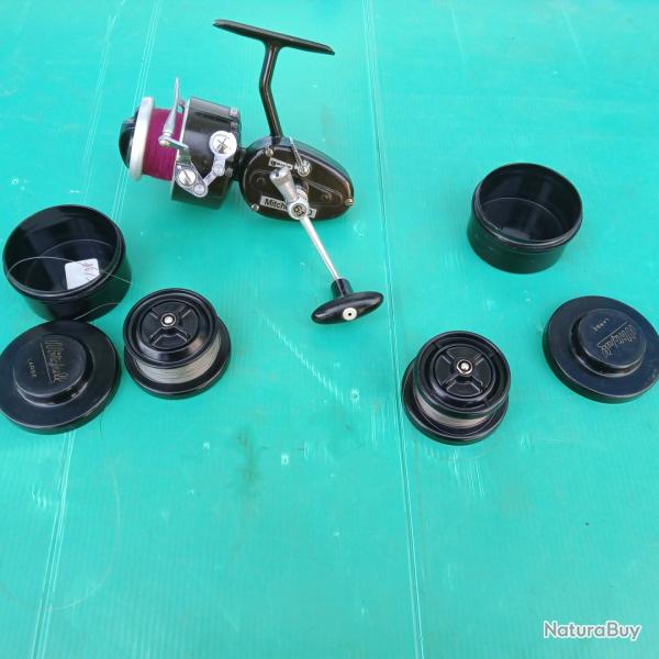 EXCEPTIONNEL MOULINET MITCHELL 840  A OUVERTURE OTOMATIC  . TROIS BOBINES . PARFAIT FONCTIONNEMENT .