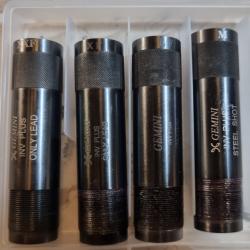 Lot 4 chokes Gemini Invector + Browning/winchester