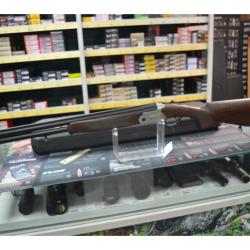 SUPERPOSE BECASSIER HUGLU CALIBRE 12/76 CANON  DE 61 CM LISSE ET RAYE NEUF