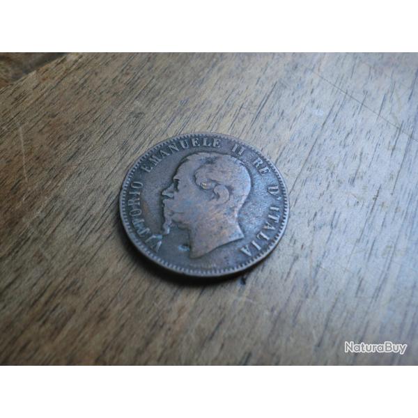 monnaie italie 10 centimisi 1867 H