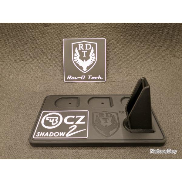 Support pr�sentoir CZ Shadow 2 - 3 chargeurs apparents