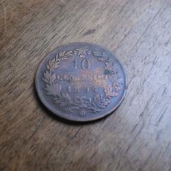 monnaie italie 10 centimisi 1894 BB