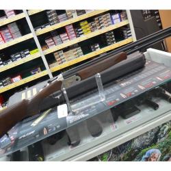 FUSIL SUPERPOSE HUGLU EAGLE CALIBRE 12/76 CANON DE 71 CM GRAVURE PERDRIX FAISAN NEUF