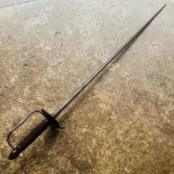 Rare . Ancienne, antique &Eacute;p&eacute;e de cour fin XVIIe si&egrave;cle &eacute;poque Louis XIV. Militaria