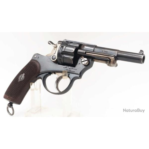 EXCEPTIONNEL REVOLVER R�GLEMENTAIRE OFFICIER Chamelot Delvigne Mod�le MAS 1874 / 1877 Calibre 11mm 7