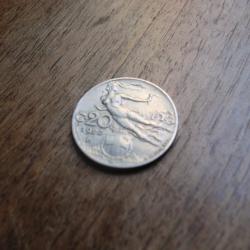 monnaie italie vittorio emanuele III 20 centesimi  1920
