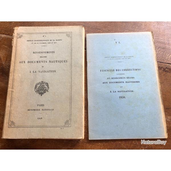 Renseignements relatifs aux documents nautiques et � la navigation 1948