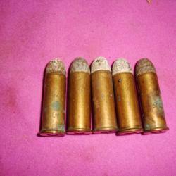 LOT 5 CARTOUCHES REVOLVER .PN GASSER MONTENEGRIN