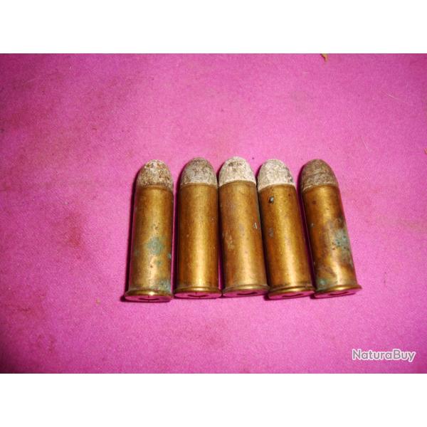 LOT 5 CARTOUCHES REVOLVER .PN GASSER MONTENEGRIN