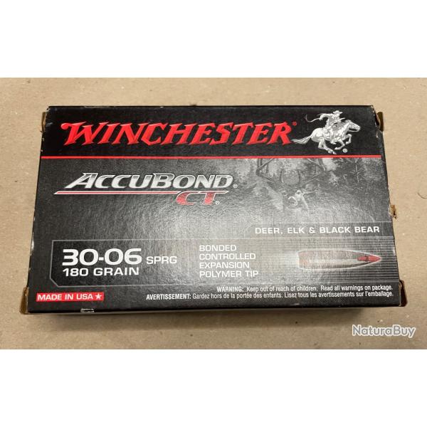 20 Munitions Winchester .30-06 Sprg. |  Accubond 180 gr