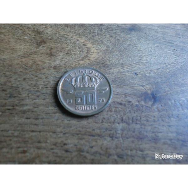 monnaie belgique 50 centimes  195
