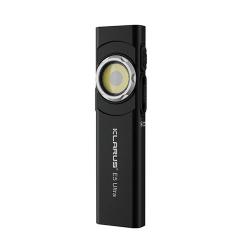 Lampe EDC ultra-fine Klarus E5 Ultra Noir - Triple source lumineuse - 800 lumens