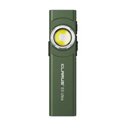 Lampe EDC ultra-fine Klarus E5 Ultra Vert Olive- Triple source lumineuse - 800 lumens