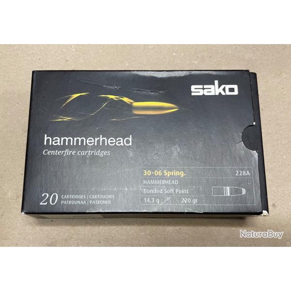 20 Munitions Sako .30-06 Sprg. | Hammerhead 220 gr