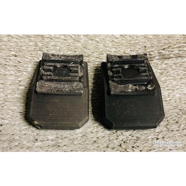 2 talons de chargeurs 3D pour chargeur rotatif RUGER