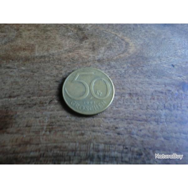 monnaie autriche 50 groschen  1963