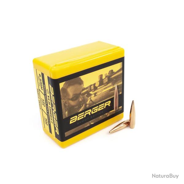 OGIVES BERGER VLD TARGET CALIBRE 6.5MM 130gr - 8.4g x100