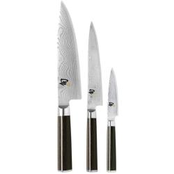 Set de Couteaux Japonais Kai Shun Classic DMS-300 - 3 Couteaux Damas Faits Main