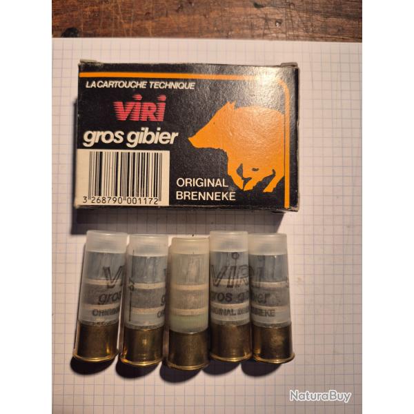 Boite de 5 cartouches 16 .67 brenneke