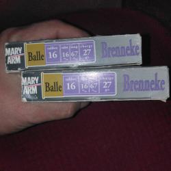 2 bo&icirc;tes de balles calibre 16