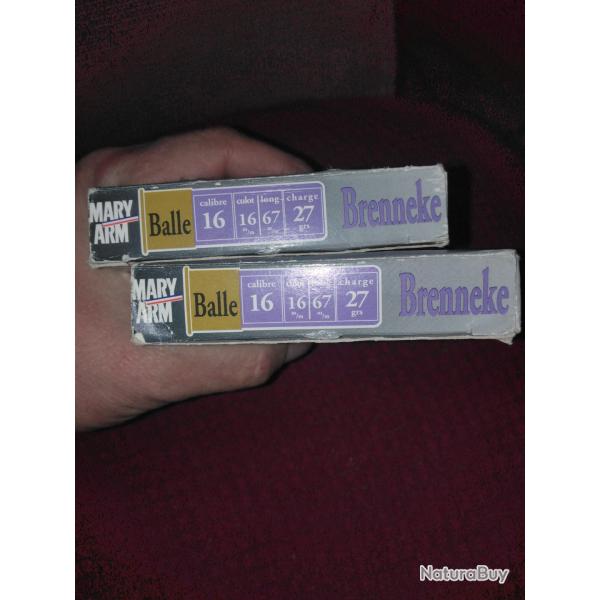 2 bo�tes de balles calibre 16