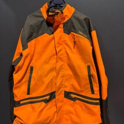 veste treeland de traque etache orange , aux enchere . default de fermeture eclaire 3xl