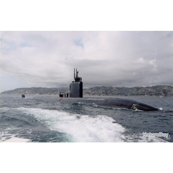 PHOTO - Marine de Guerre - SSN723 " ALBANY " Marseille Sous-Marin  -N�7005