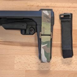 Crosse r&eacute;glable pour ar15 SB tactical milspec