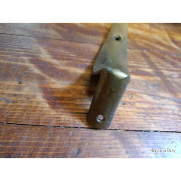 Plaque de couche en laiton