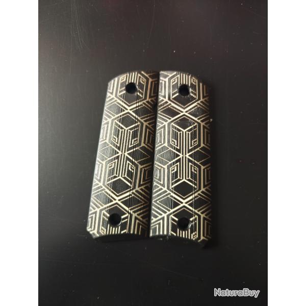 Plaquettes grip pour pistolet 1911 laser Custom